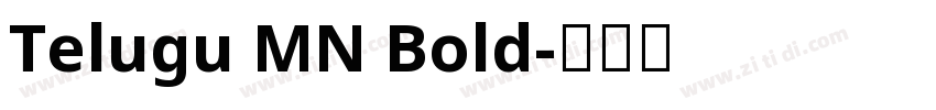 Telugu MN Bold字体转换 Telugu MN Bold字体转换
